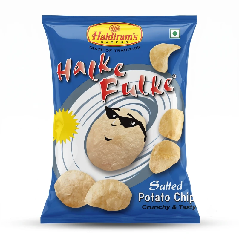 Haldiram's Halke Fulke Salted Potato Chips, 35 g Snacks & Branded Foods