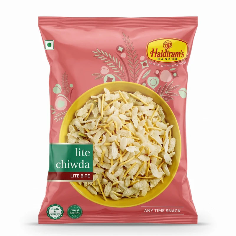 Haldiram's Namkeen Lite Chiwda Roasted Poha Mix, 200 g Snacks & Branded Foods