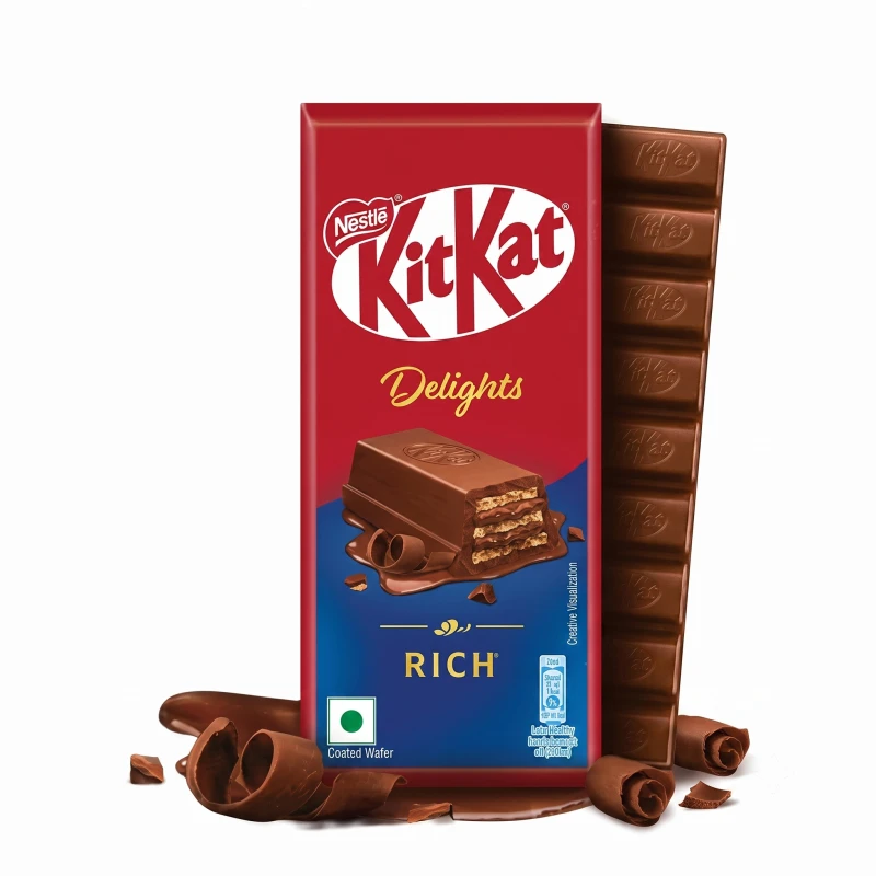 Nestle KitKat Delights Rich Wafer Milk Chocolate Bar Snacks & Branded Foods
