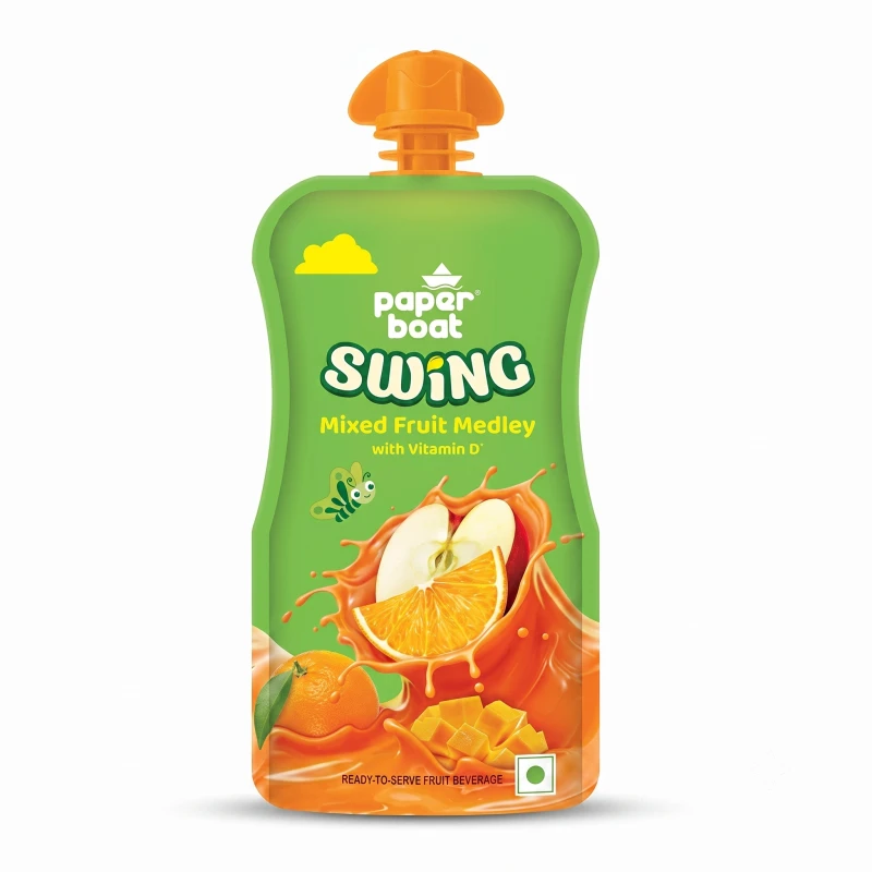 Paper Boat Swing Juicier – Mixed Fruit Medley Drink, 140 ml Mini Pack Beverages